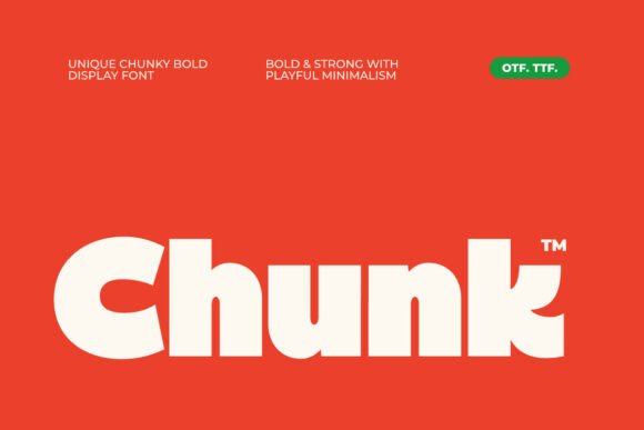 Chunk: A Bold Typeface for Modern Visual Impact