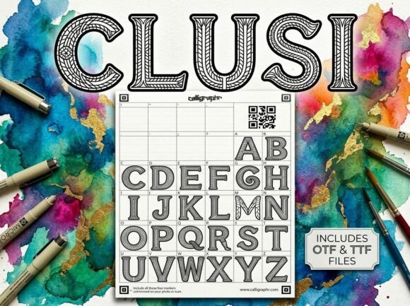 Clusi: The Bold Statement Font for Designers Who Dare to Stand Out