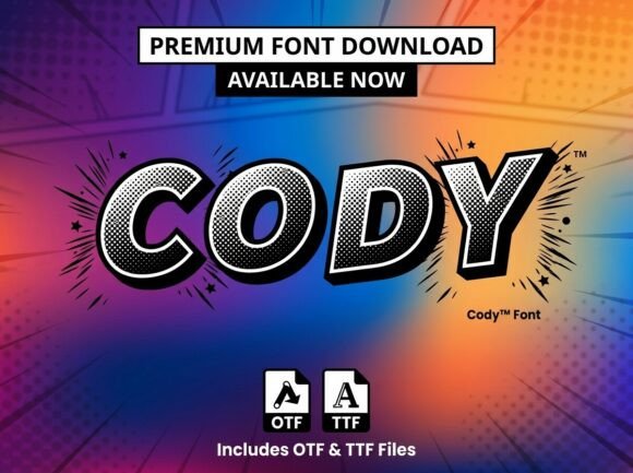 Cody: The Bold Display Font for High-Impact Branding