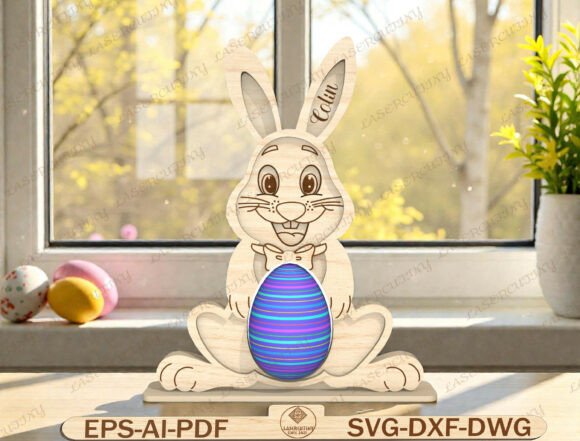Creating a Personalized Easter Bunny Egg Holder Laser Cut File for Your Holiday Decor
