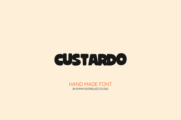 Custardo: The Bold, Bubbly Display Font That Brings Personality to Every Project