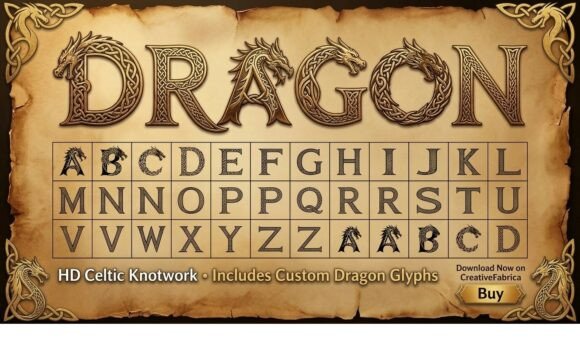 Dragon: Where Ancient Legends Meet Modern Typography