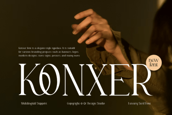 Konxer: Elevate Your Brand with Avant-Garde Typography