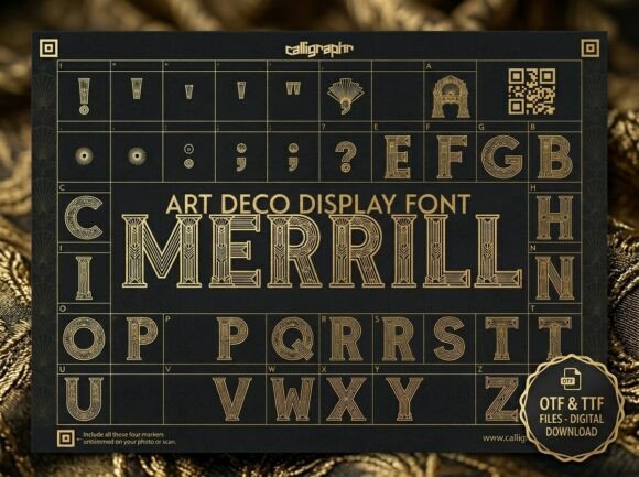 Merrill: The Definitive Guide to Art Deco Luxury Typography