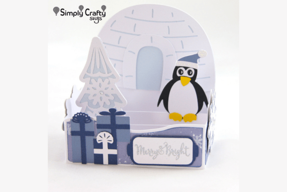 Penguin Christmas Box Card SVG: A Strategic Tool for Festive Branding and Personal Connection