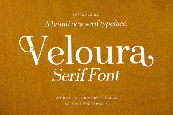 Veloura: The Elegant Serif for Modern Design