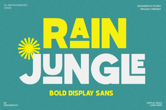 Why Rain Jungle Is the Bold Display Typeface Your Brand Needs